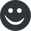 dark smile icon