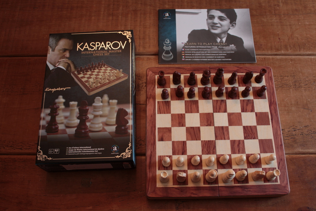 Kasparov Hand Made International Master Chess Set 14 inches Square