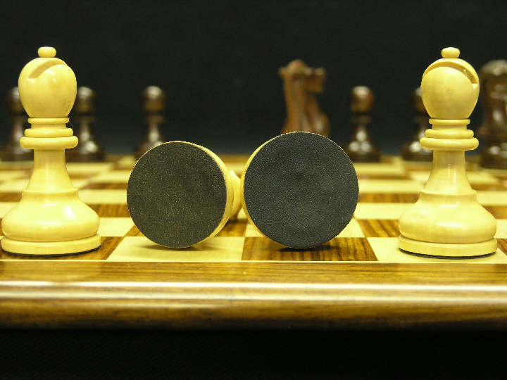 The Morgan - Double Weighted Acacia Staunton Chess Set - ChessBaron Chess  Sets USA - Call (213) 325 6540