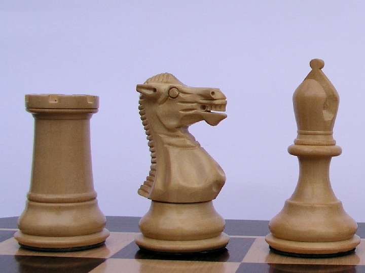 English staunton 1841 3.97 plastic chess pieces - weighted