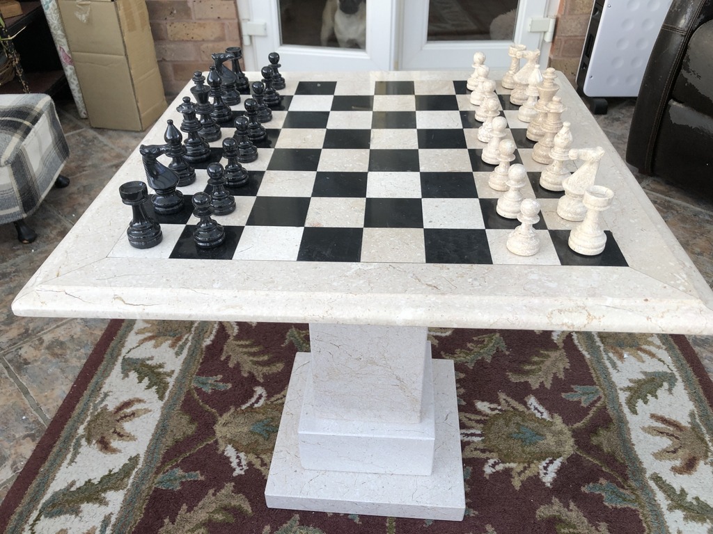 Ebony Chess Board with 2.4in Squares - ChessBaron Chess Sets USA - Call  (213) 325 6540