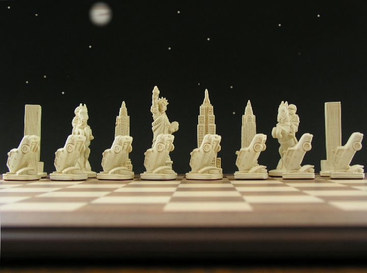 Mascott Chess New York Limited Edition Chess Set ChessBaron Chess