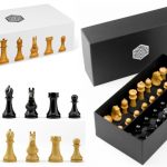 World Championship Chess Pieces Set Ebonywood 3.75 Official FIDE Approved  Type.