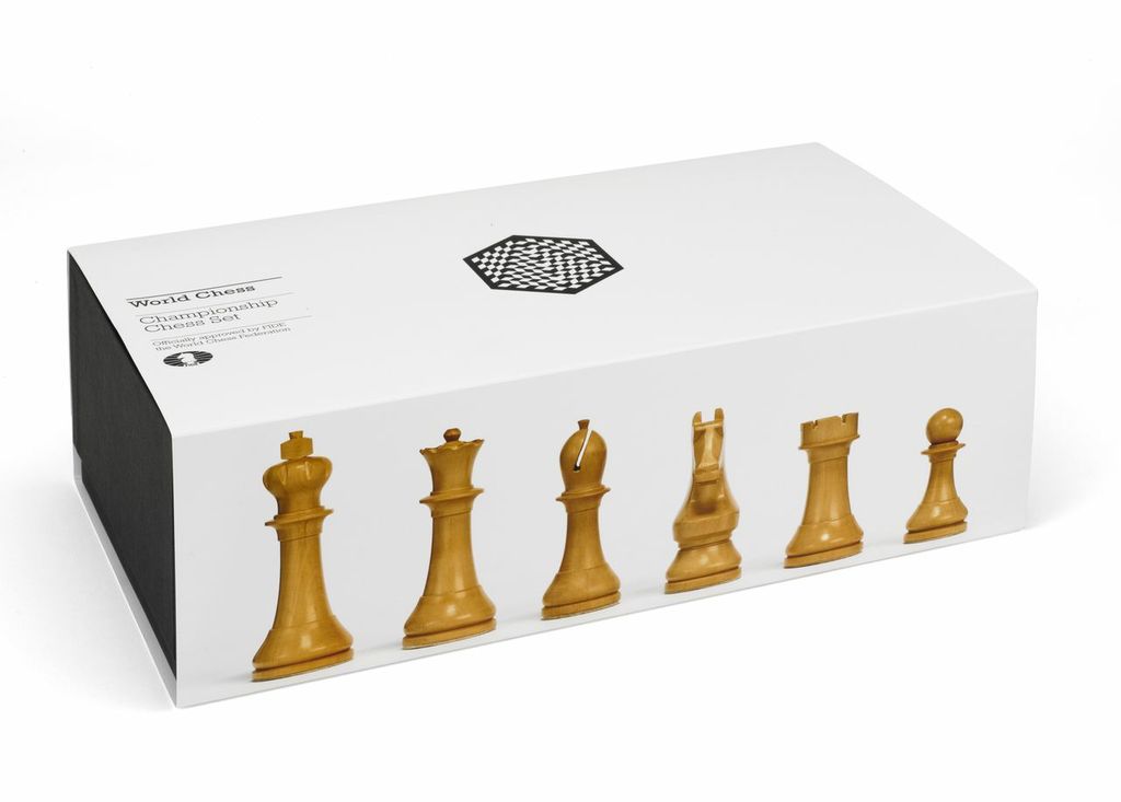 World Championship Chess Pieces Set 3.75 Official FIDE Approved