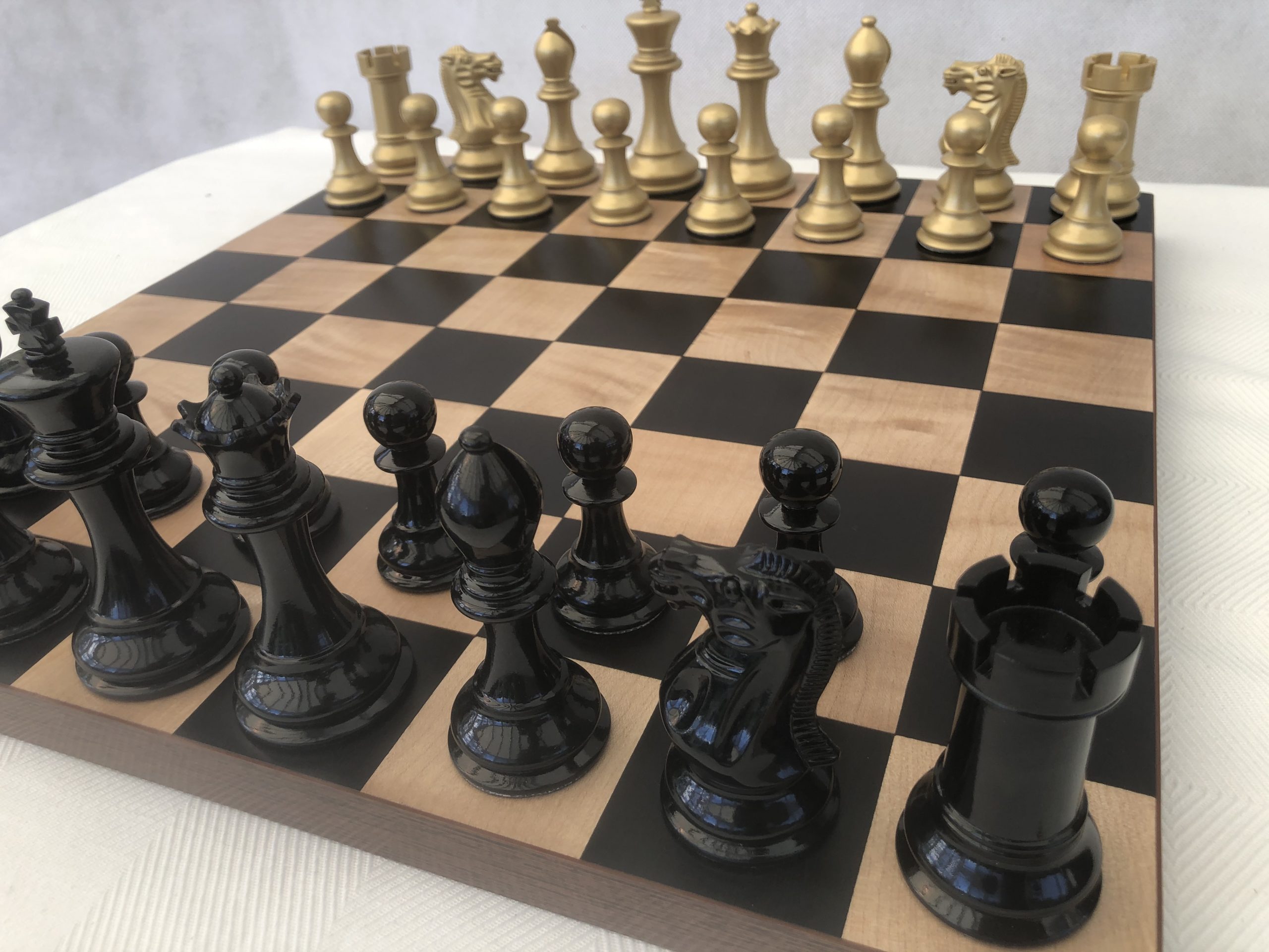 Black & Gold Chess Set Trio (50% OFF)