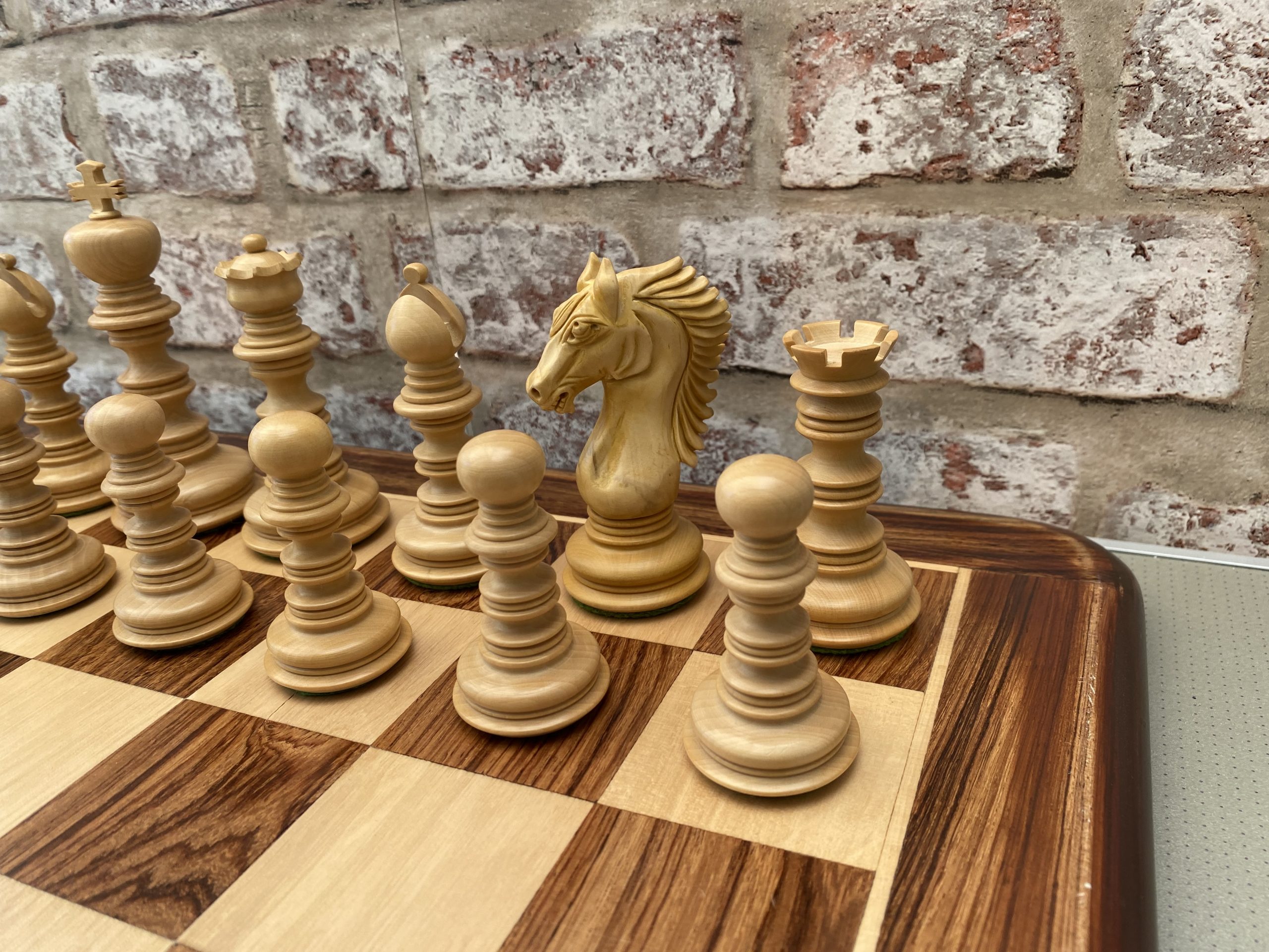 Personalised Leather Travel Chess Set 