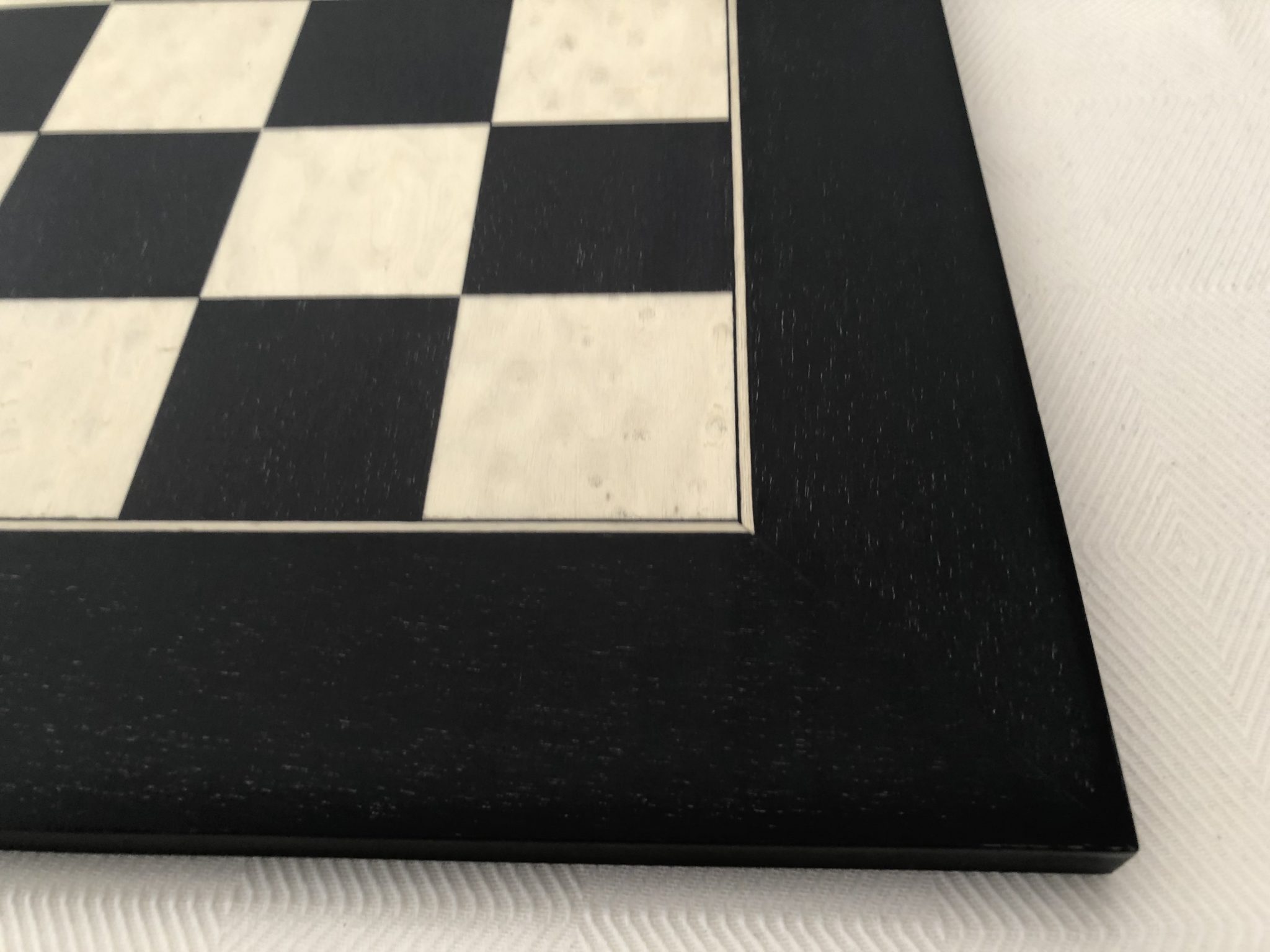Black Chess Board 2.2in Squares 23in Total ChessBaron Chess Sets USA