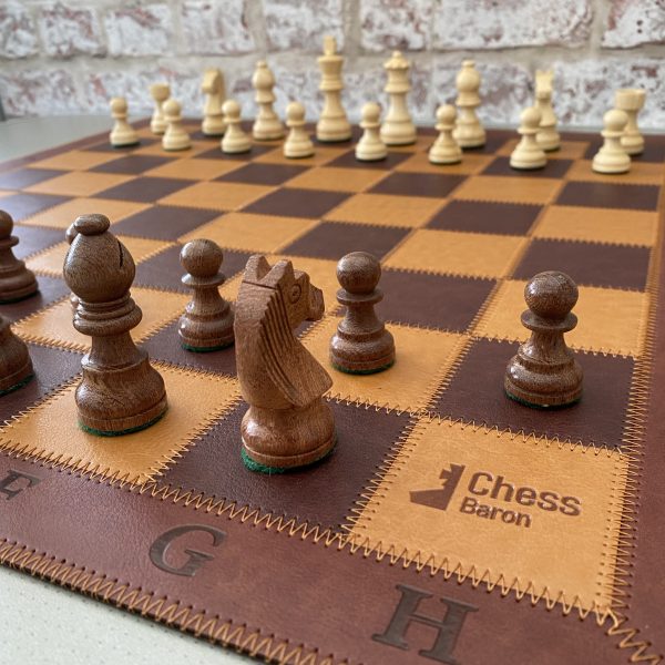 The Manopoulos Medieval Knights Luxury Chess Set with Wooden Case