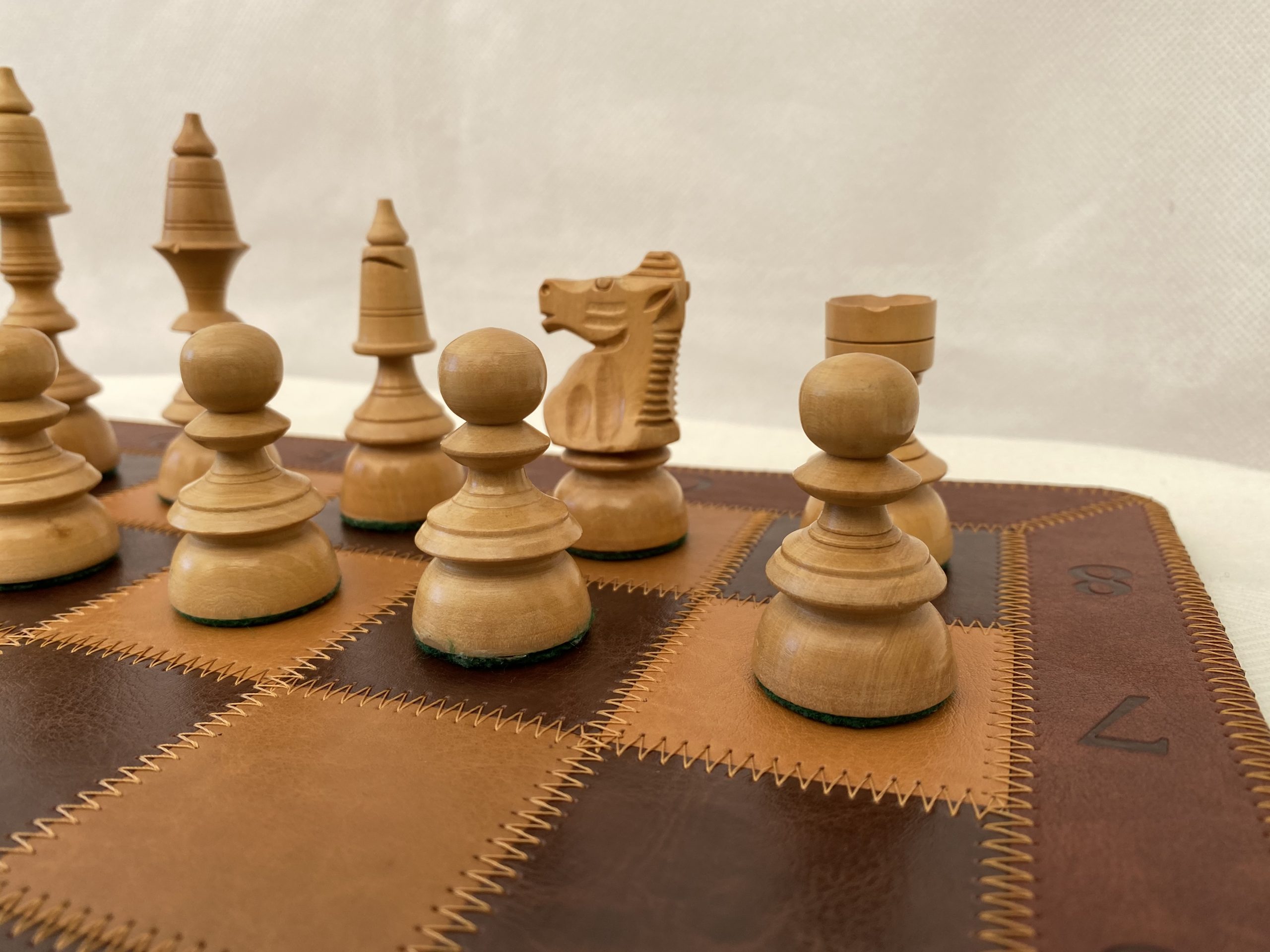 The Mayfield Ebonized Triple Weighted Chess Pieces - ChessBaron Chess Sets  USA - Call (213) 325 6540