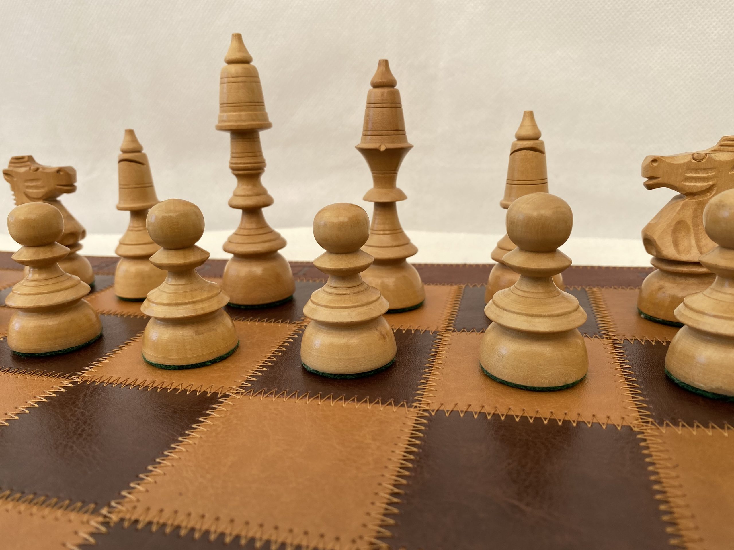 The Arabian - Triple Weighted Ebony Chess Pieces - ChessBaron Chess Sets  USA - Call (213) 325 6540