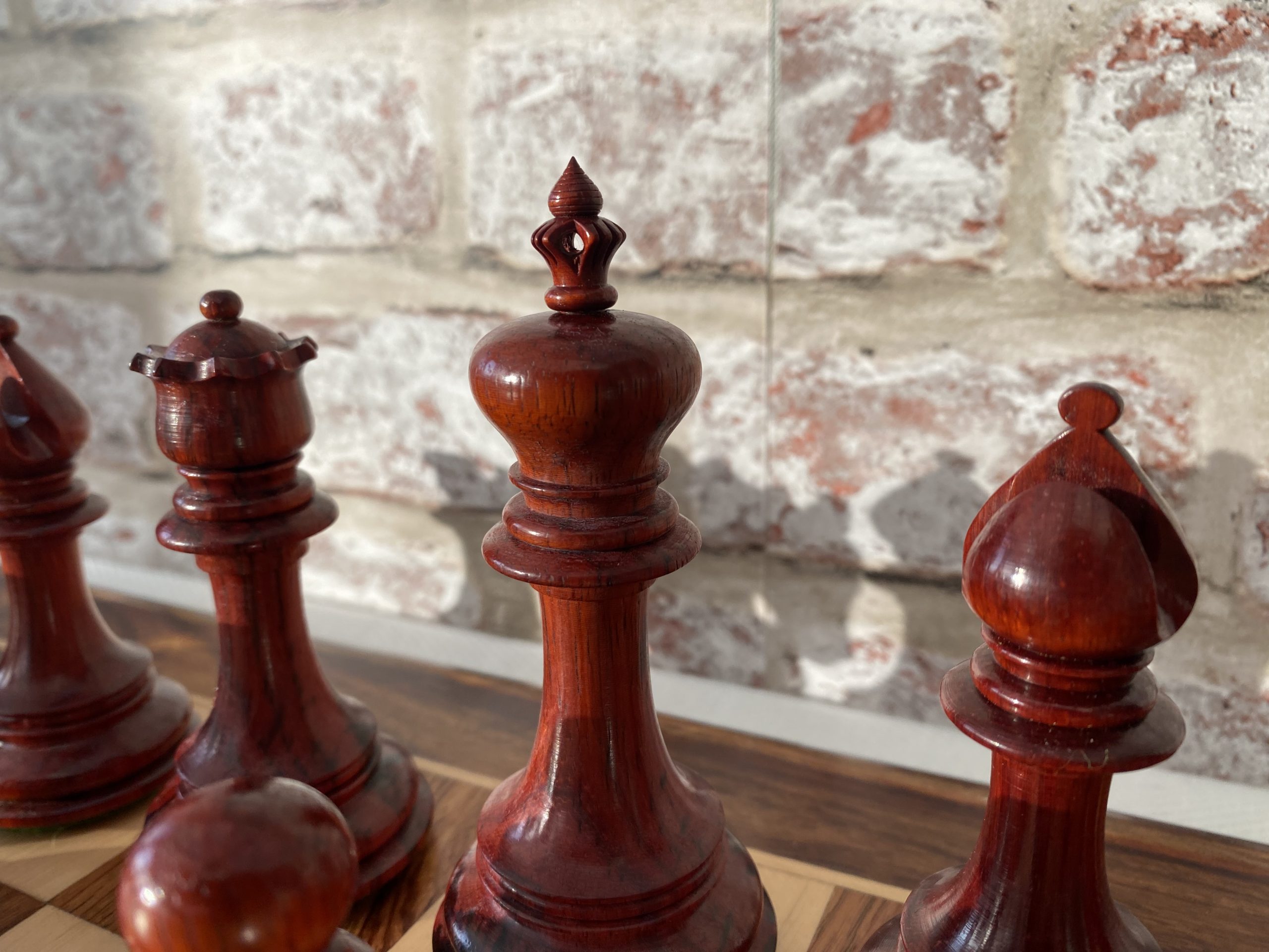 The Arabian - Triple Weighted Ebony Chess Pieces - ChessBaron Chess Sets  USA - Call (213) 325 6540