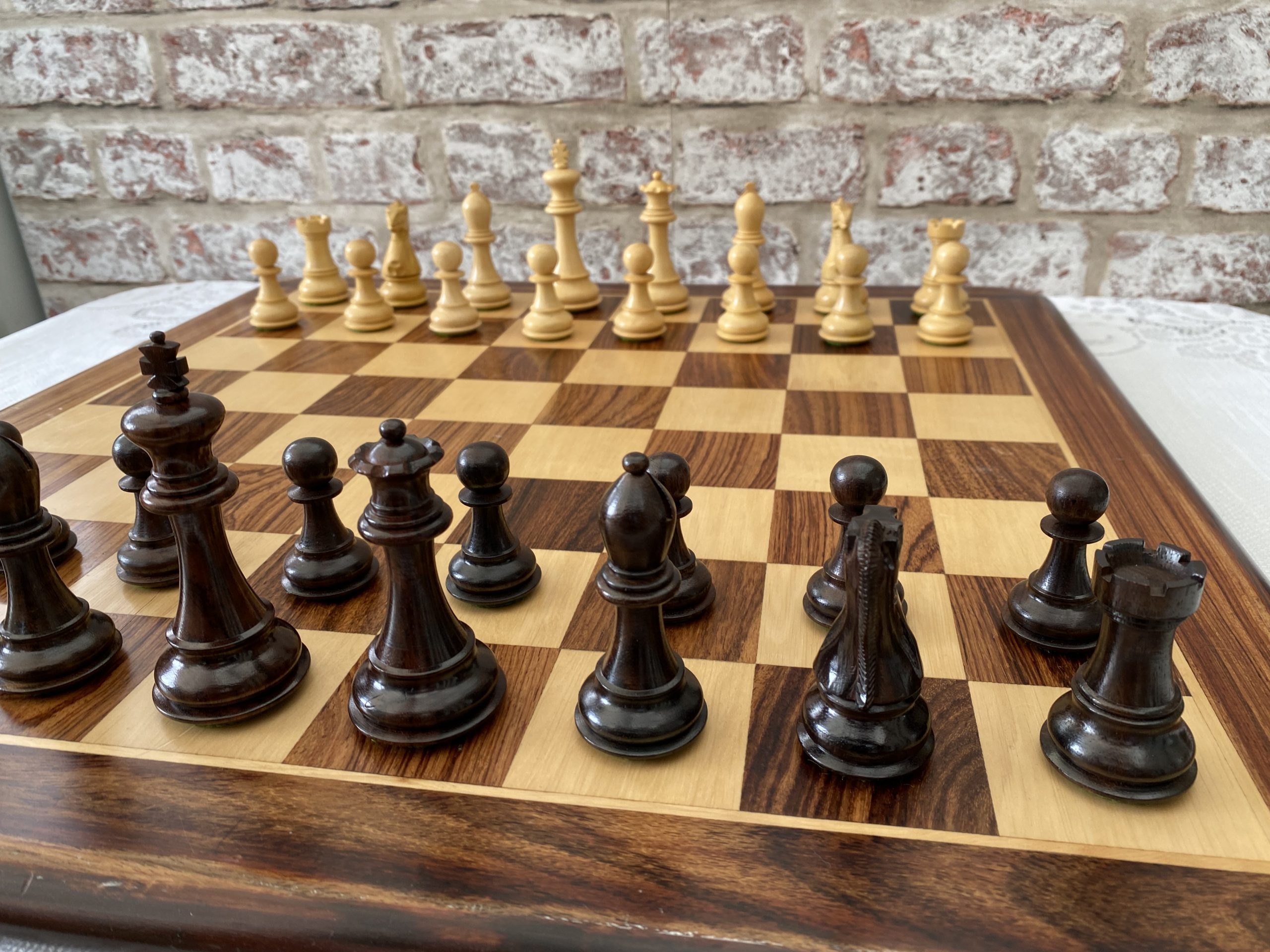 Boris Spassky Rosewood Chess Set