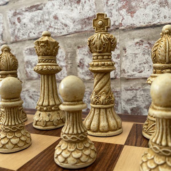 The Mayfield Ebonized Triple Weighted Chess Pieces - ChessBaron