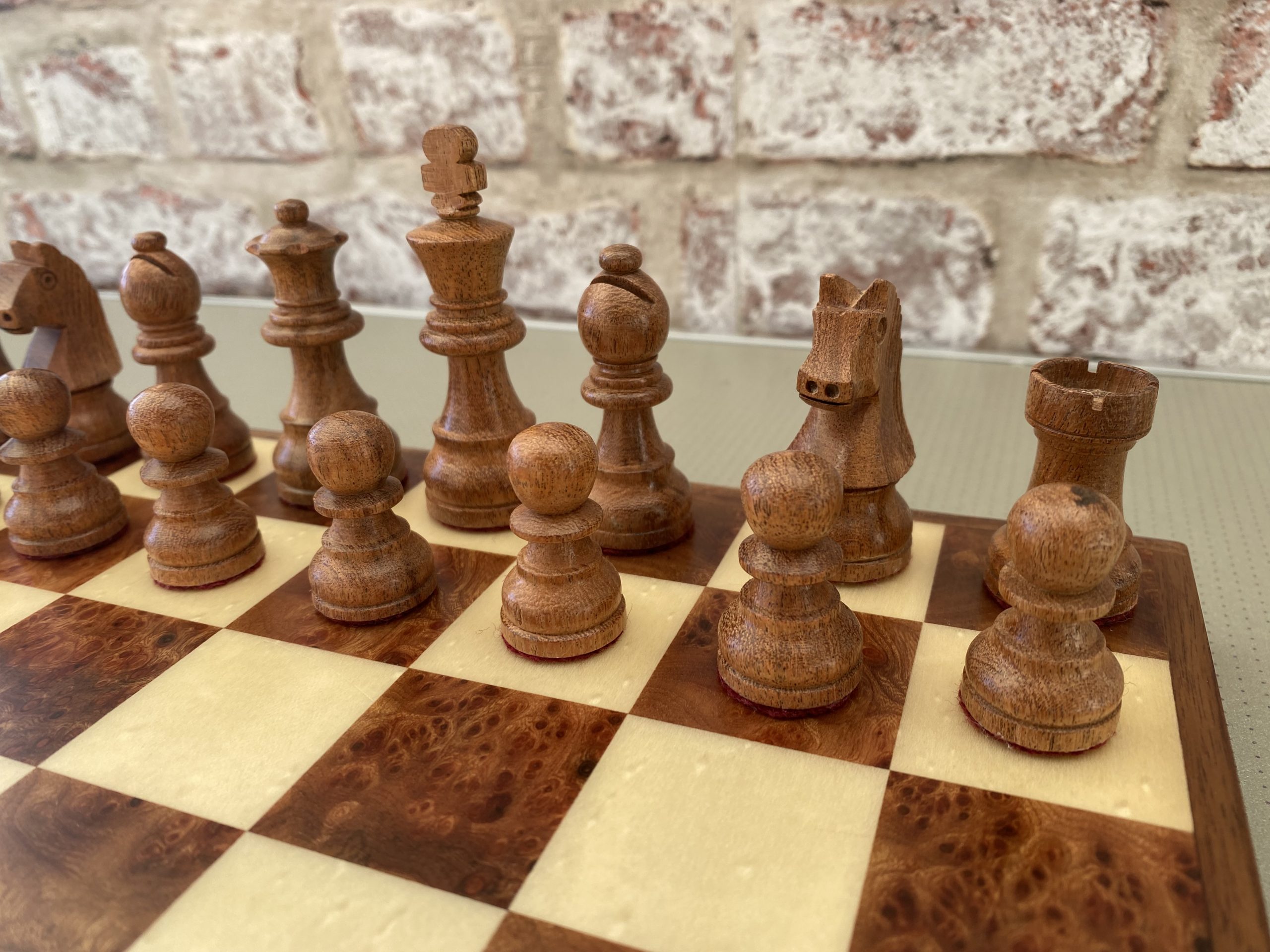 Chess Pieces Supreme | Staunton | 95 mm | Boxwood & Acacia