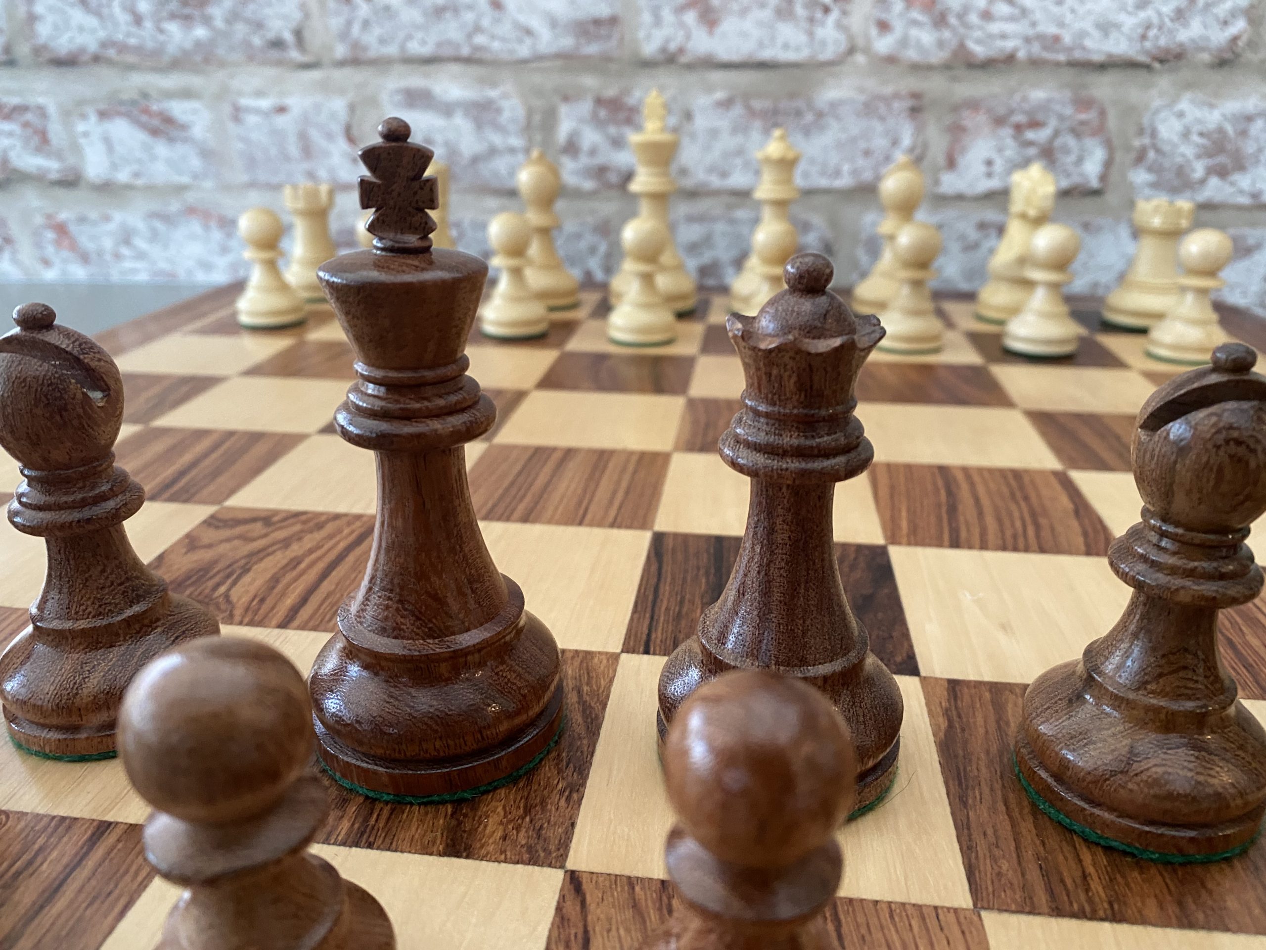 Travel Chess Set, Full Grain Leather