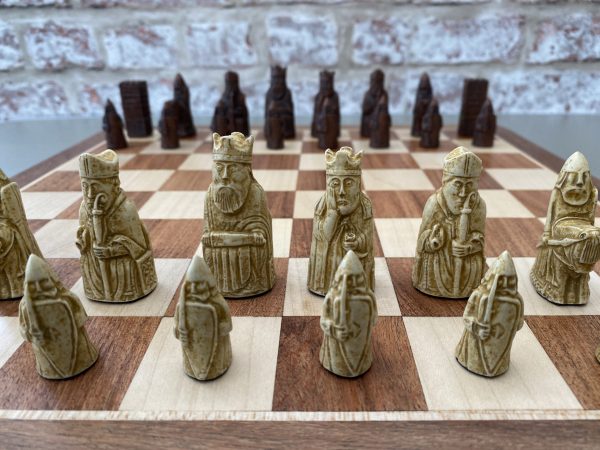 Berkeley Chess - Small Isle of Lewis Chess Set - Brown
