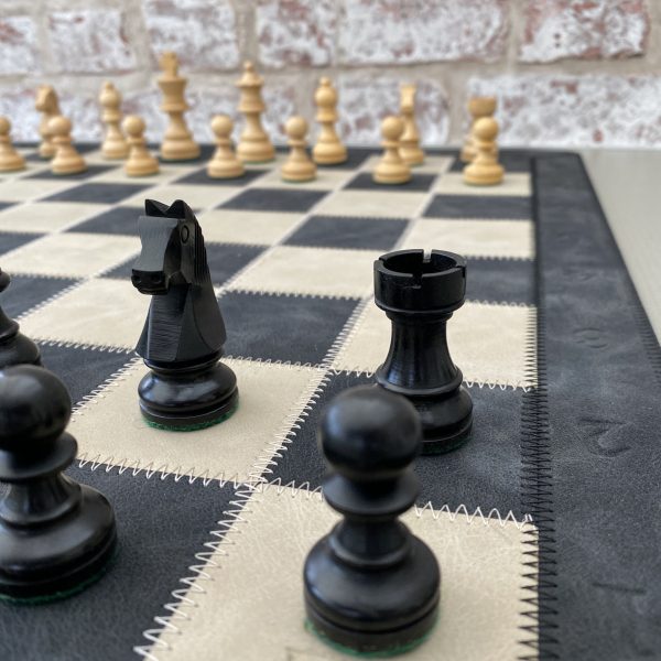 The Arabian - Triple Weighted Ebony Chess Pieces - ChessBaron Chess Sets  USA - Call (213) 325 6540