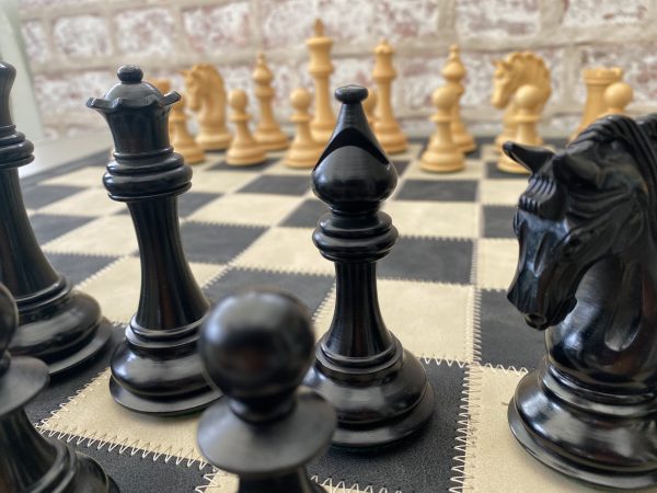 The Mayfield Ebonized Triple Weighted Chess Pieces - ChessBaron