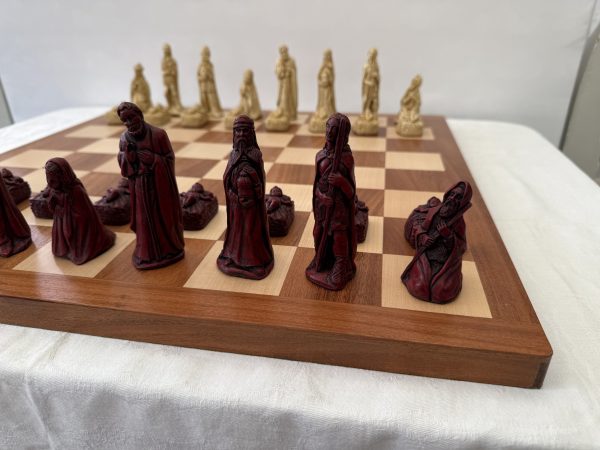 Nativity Chess Pieces – Biblical Chess Set with Joseph, Mary, and Jesus
