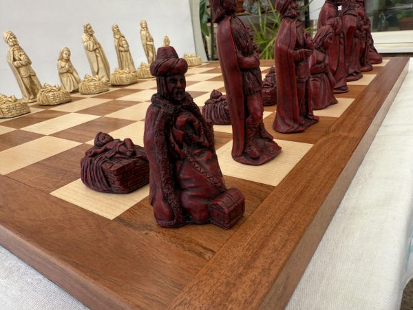 Nativity Chess Pieces – Biblical Chess Set with Joseph, Mary, and Jesus
