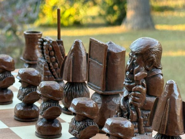 Brave New World Order Chess Set - Brown