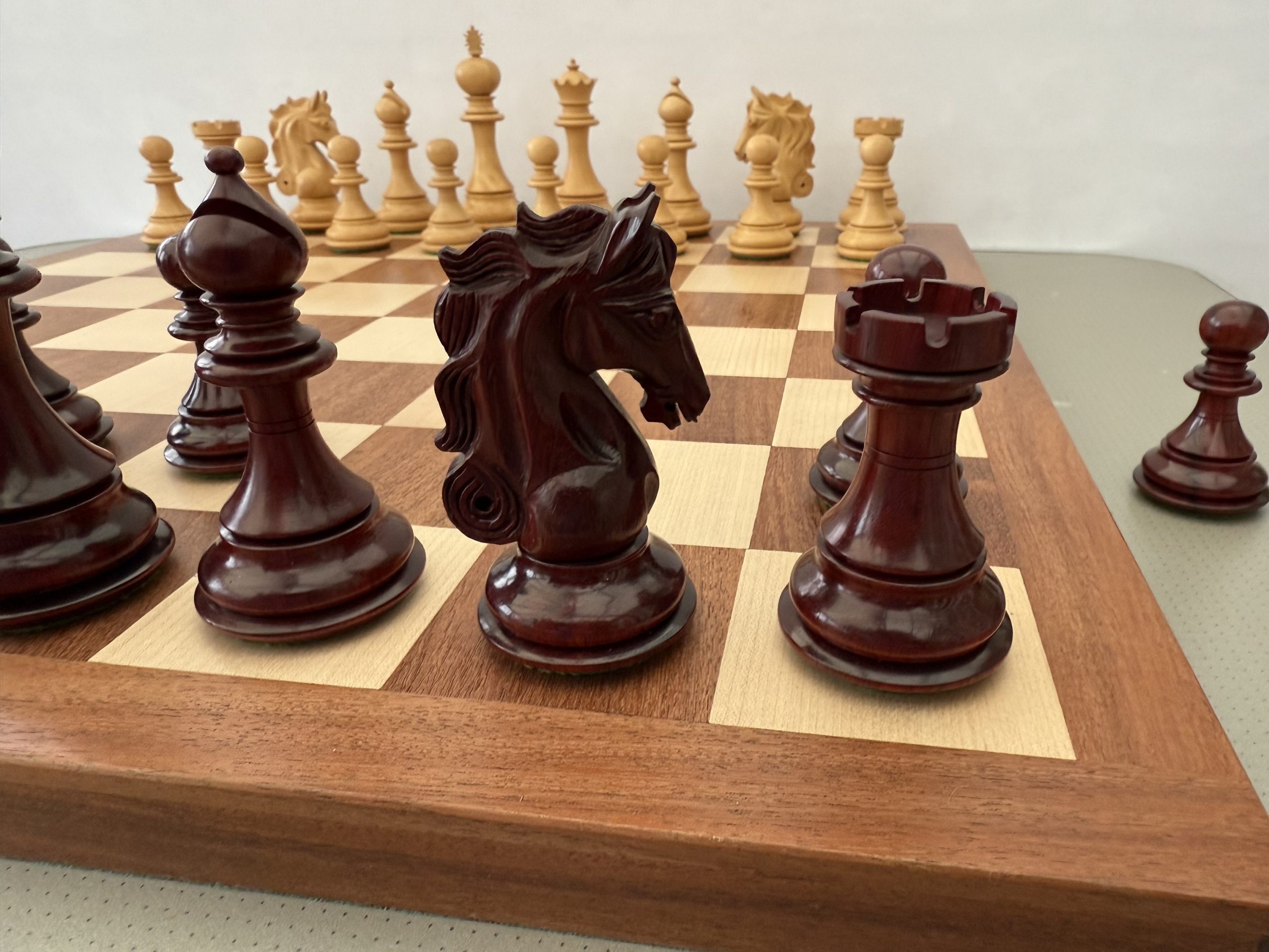 The Sarajevo Bud Rosewood Chess Pieces