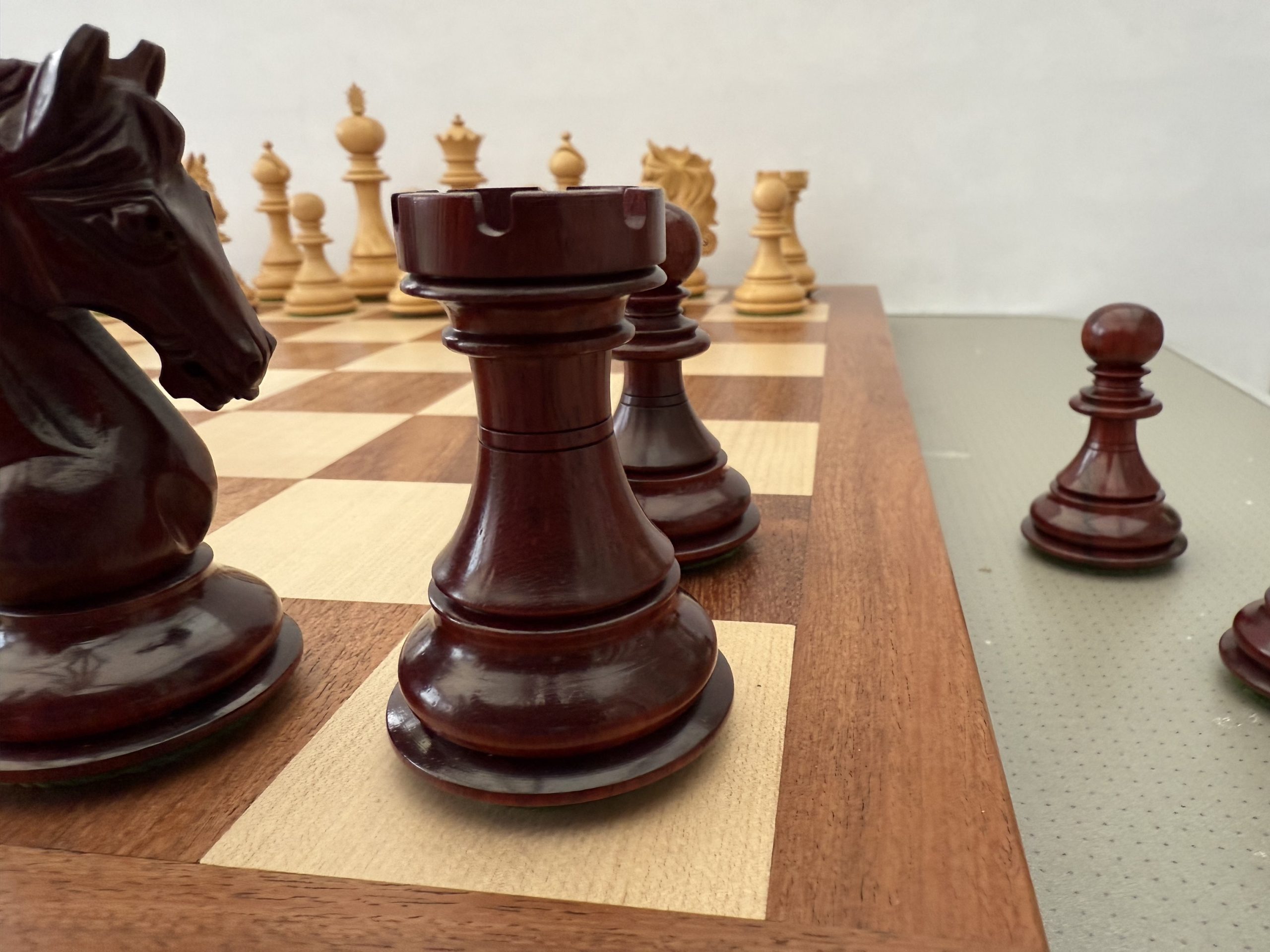 The Sarajevo Bud Rosewood Chess Pieces