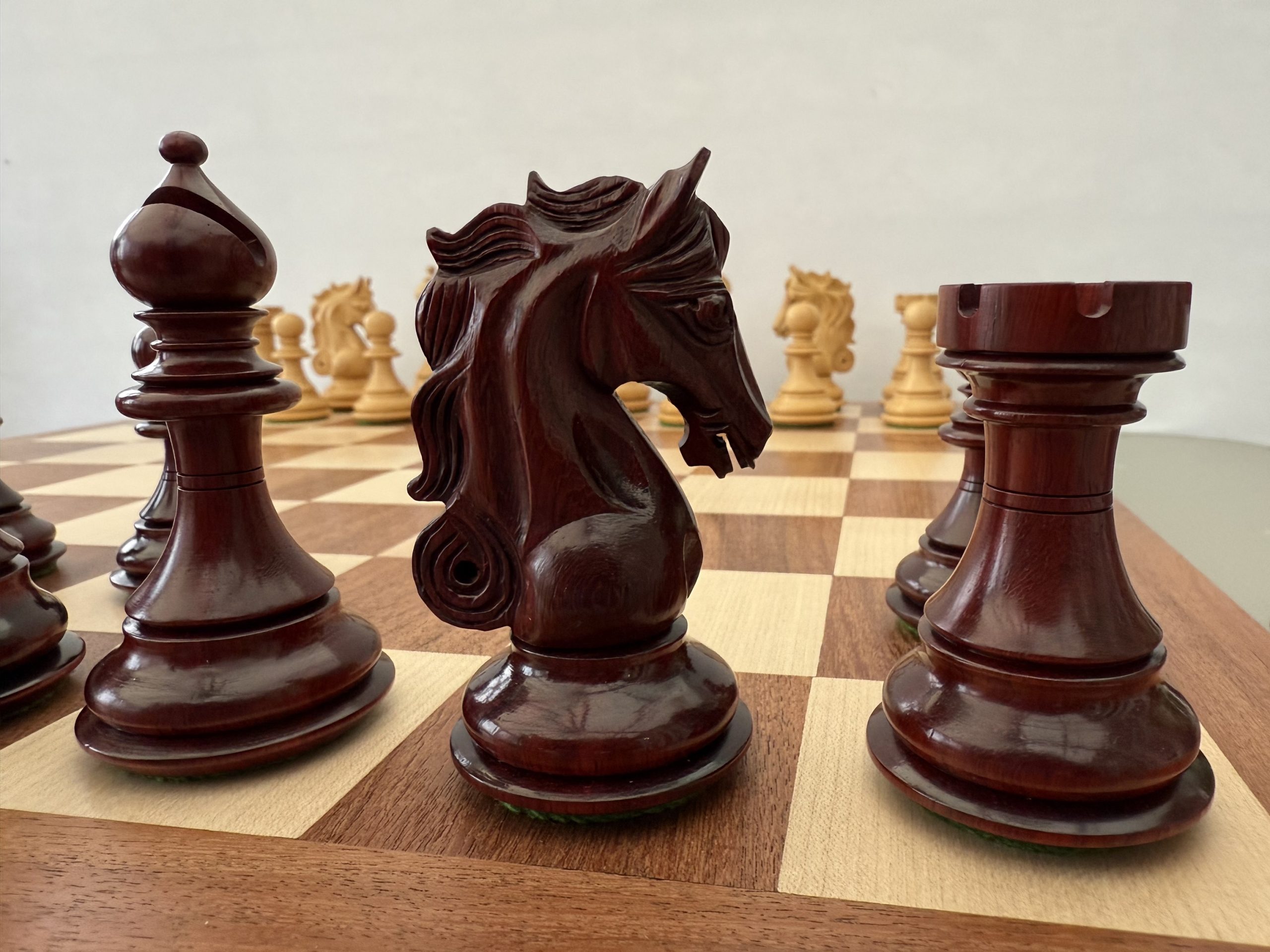 The Sarajevo Bud Rosewood Chess Pieces