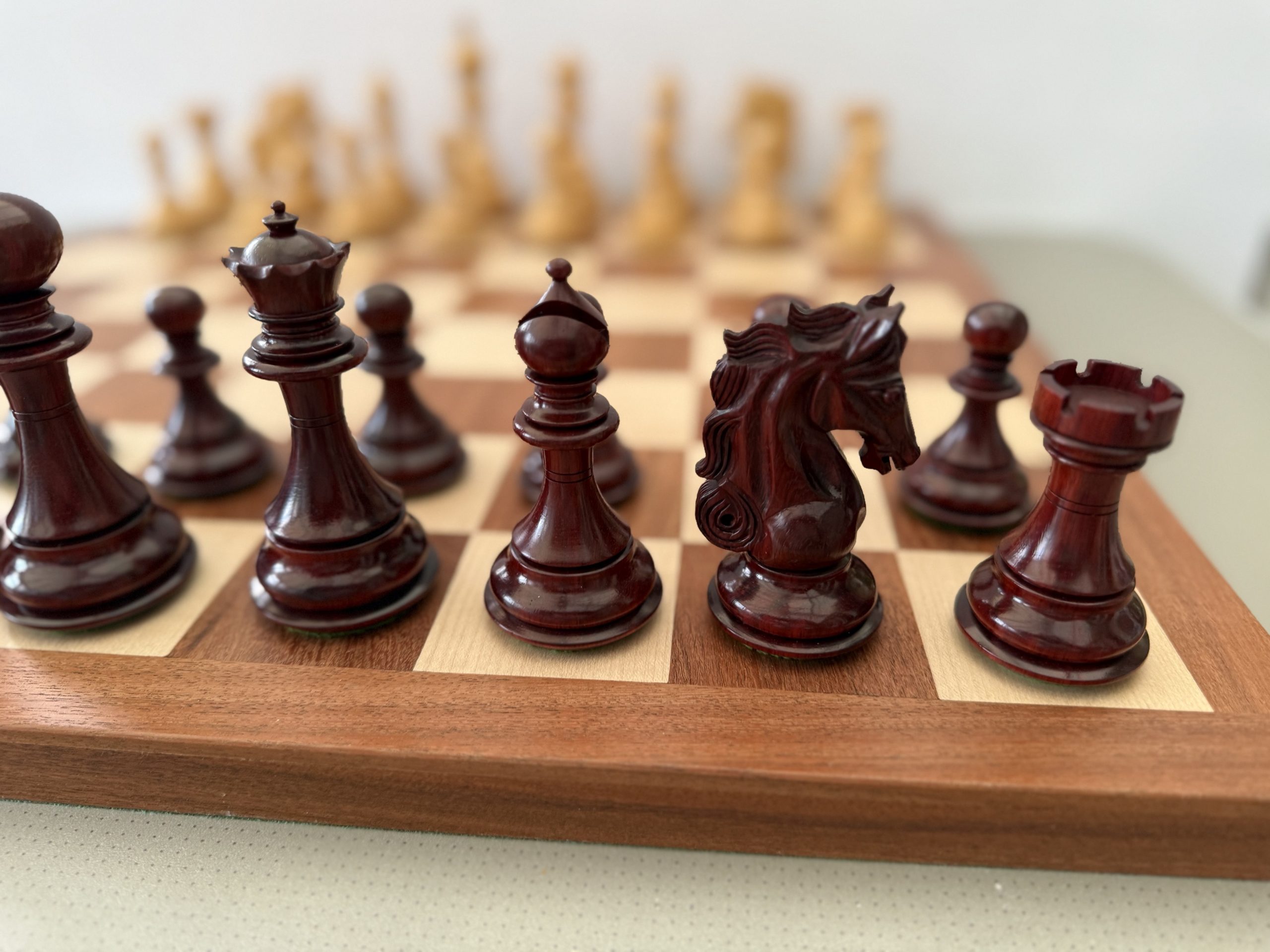 The Sarajevo Bud Rosewood Chess Pieces