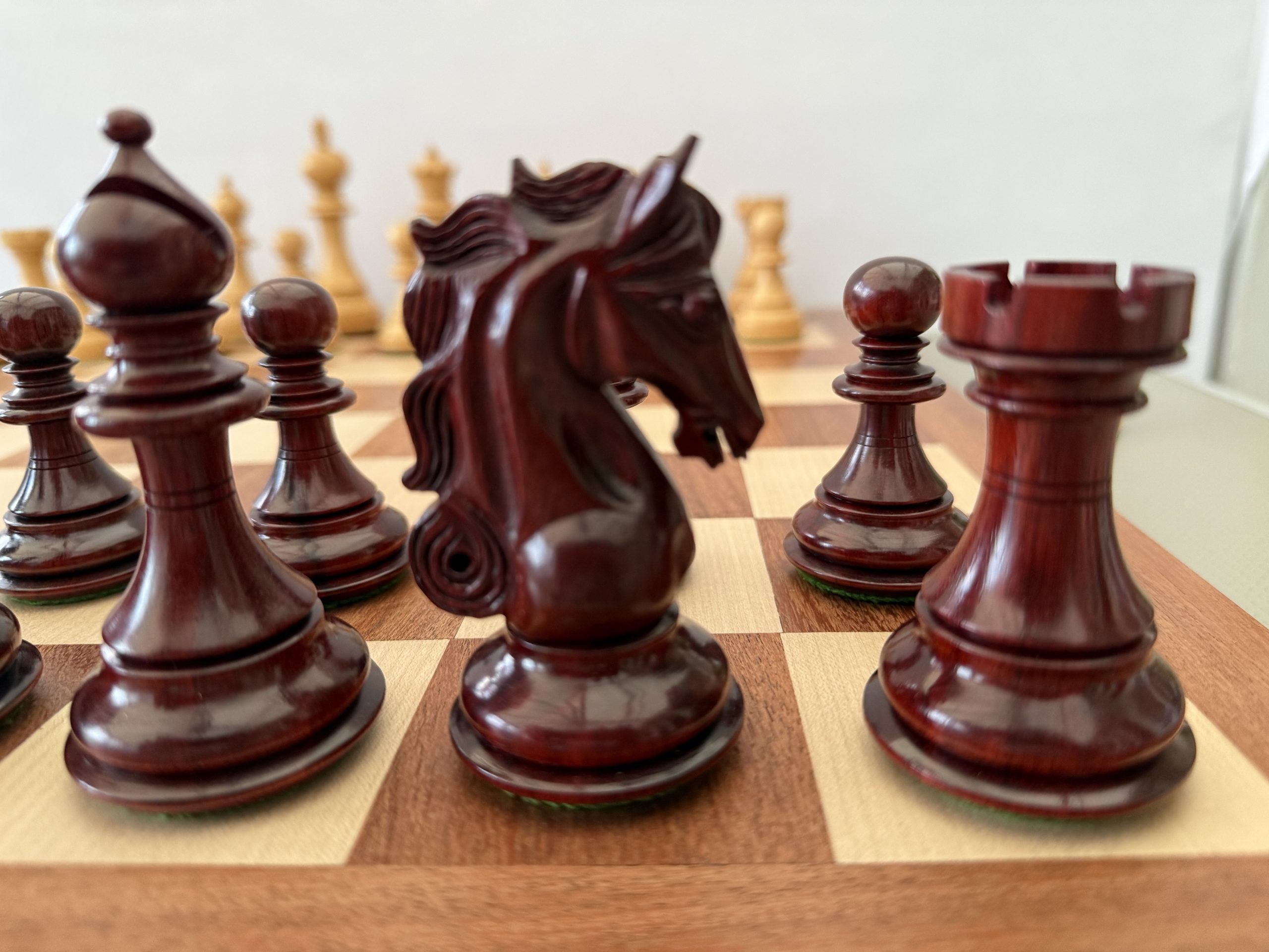 The Sarajevo Bud Rosewood Chess Pieces