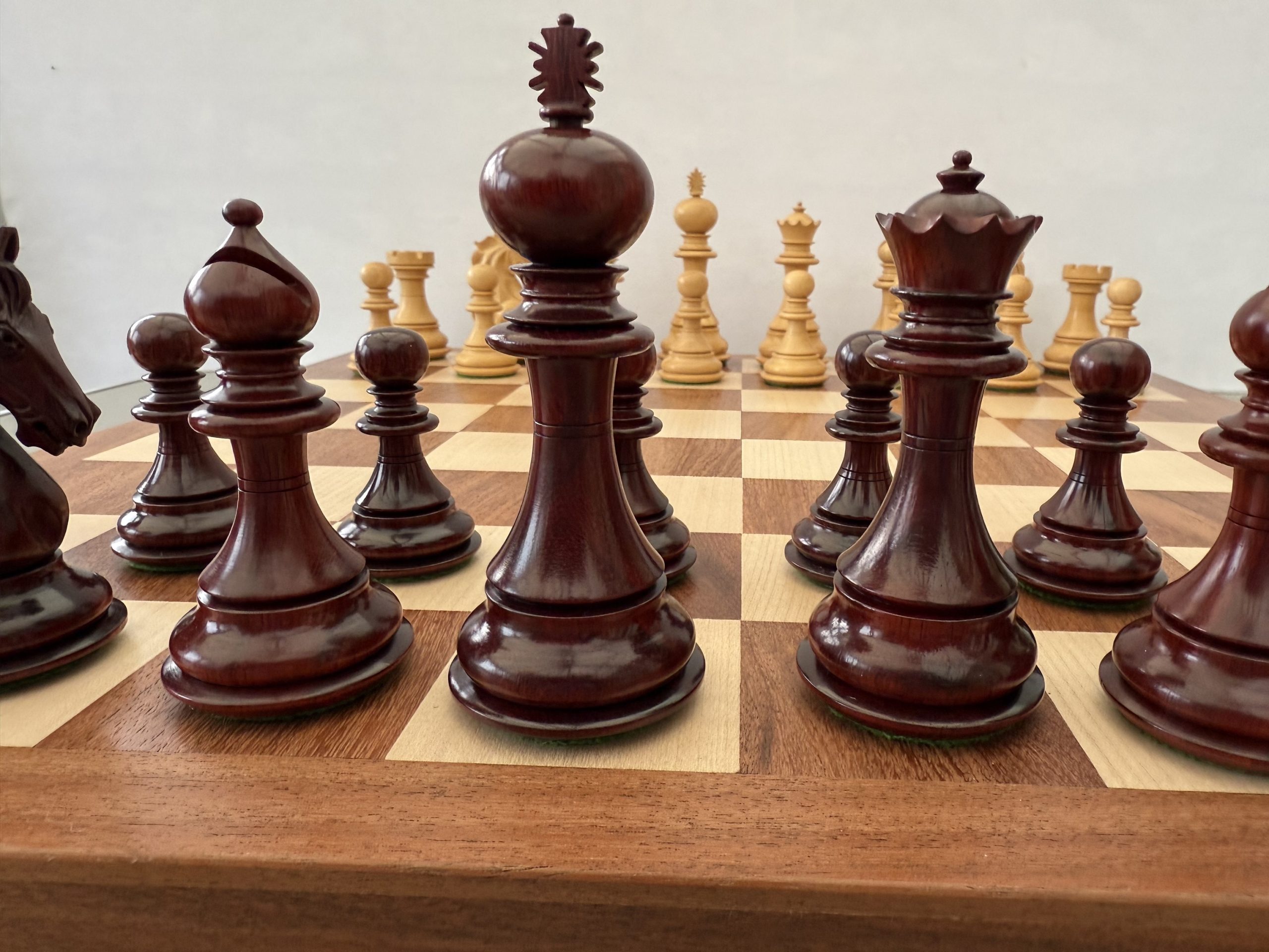 The Sarajevo Bud Rosewood Chess Pieces