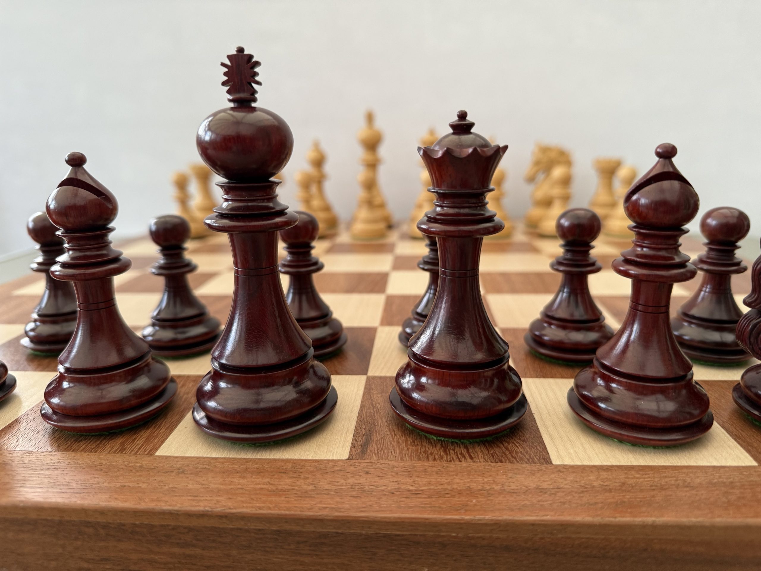 The Sarajevo Bud Rosewood Chess Pieces