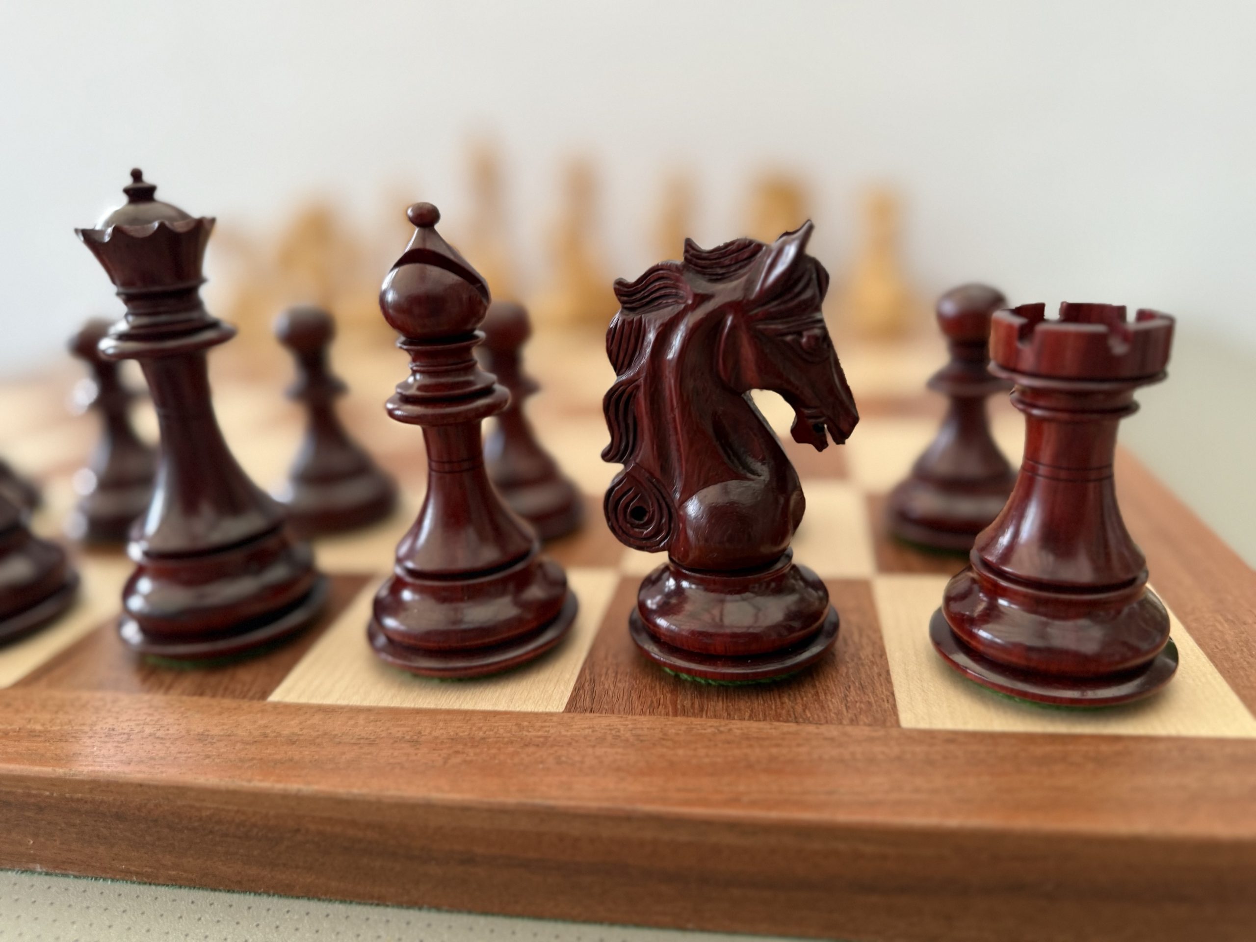 The Sarajevo Bud Rosewood Chess Pieces