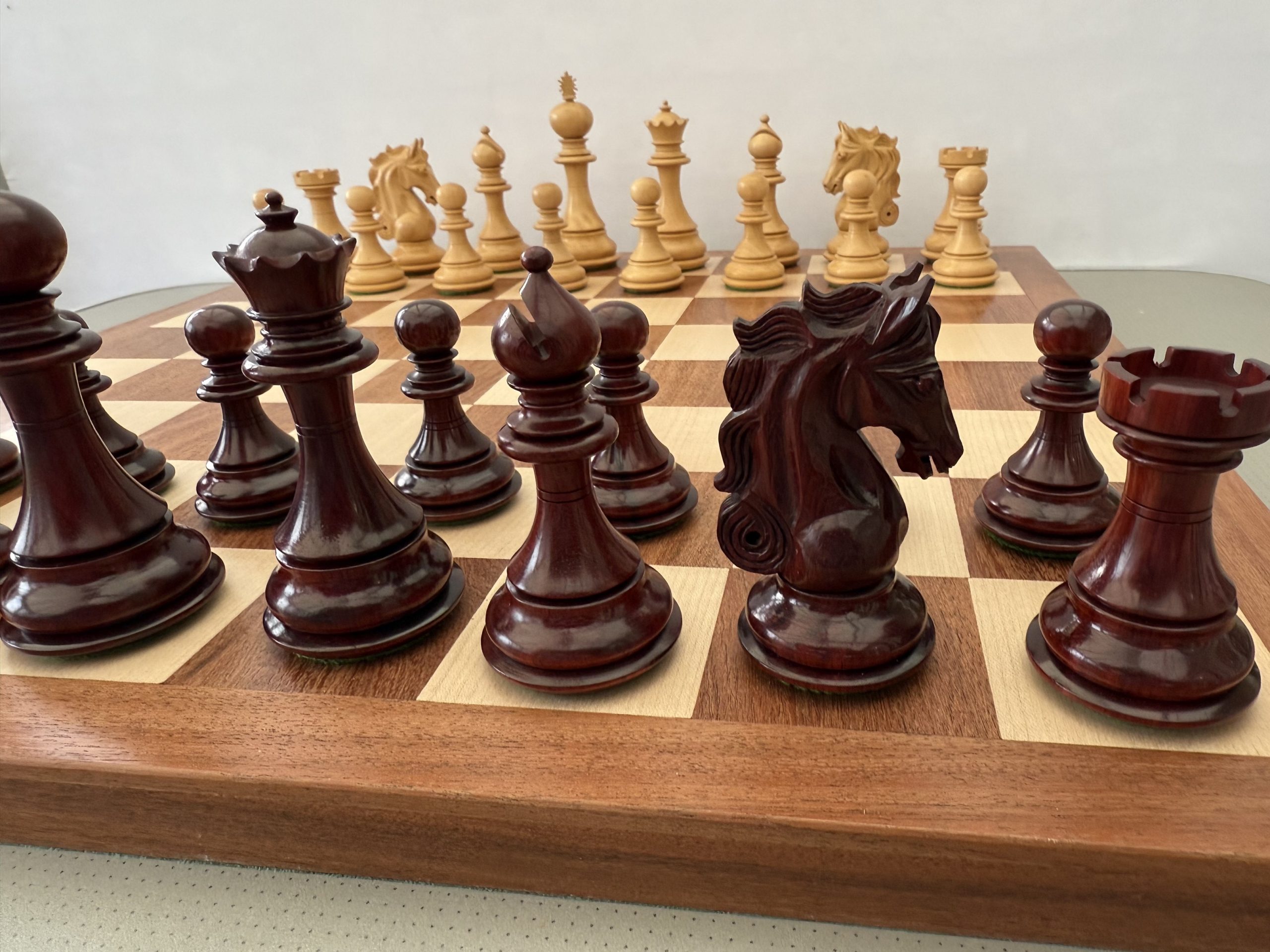 The Sarajevo Bud Rosewood Chess Pieces