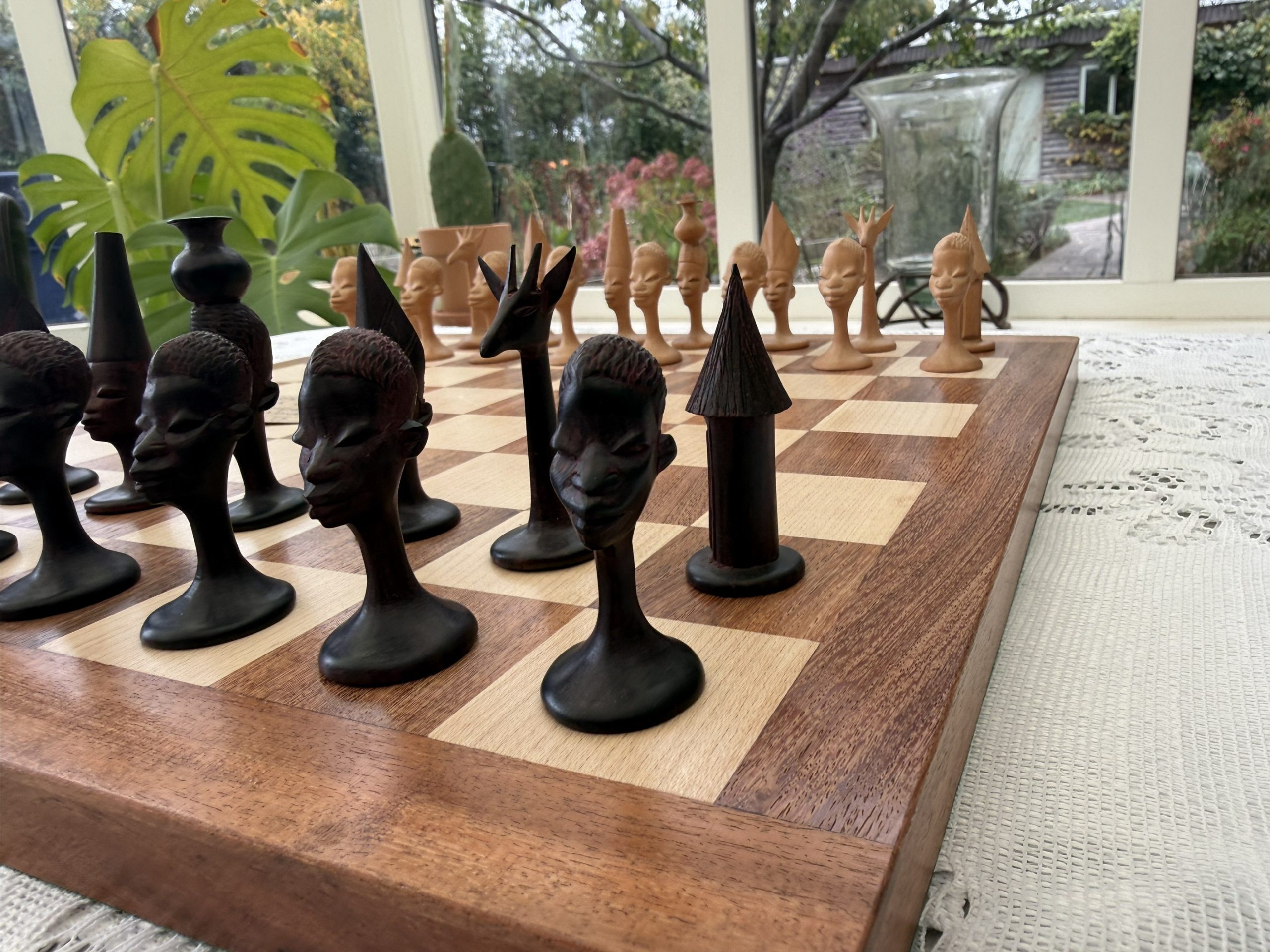 Vintage Makonde Tribal Chess Set - Hand Carved, East Africa 1950s/60s - Image 13