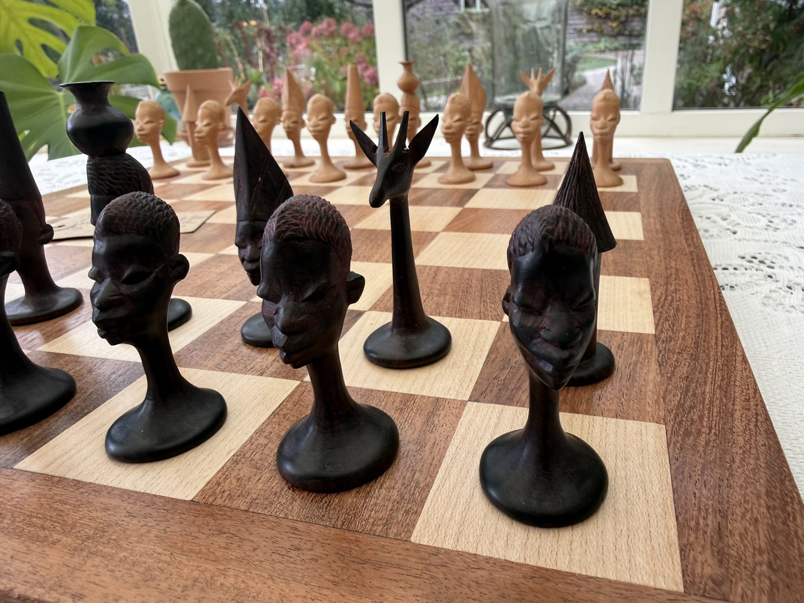 Vintage Makonde Tribal Chess Set - Hand Carved, East Africa 1950s/60s - Image 14